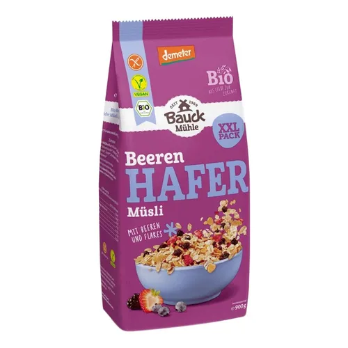 Hafer Müsli - Beeren XXL 900g | BAUCK MÜHLE