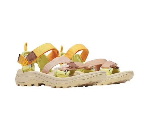 Merrell Sandale Speed Fusion Sport RMX (Klettverschluss) - Damen in Rosa/Orange, Größe 38 (7) - Wanderschuhe mit anpassungsfähigem Klettverschluss, 100% recyceltem Obermaterial und bequemem Fußbett für ultimativen Komfort beim Wandern.
