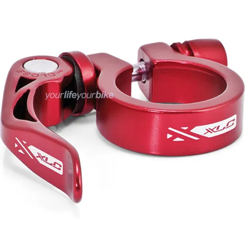 XLC L04 COLOUR EDITION SATTELKLEMME 31,8 ROT SCHNELLSPANNER QR KLEMMRING SCHELLE