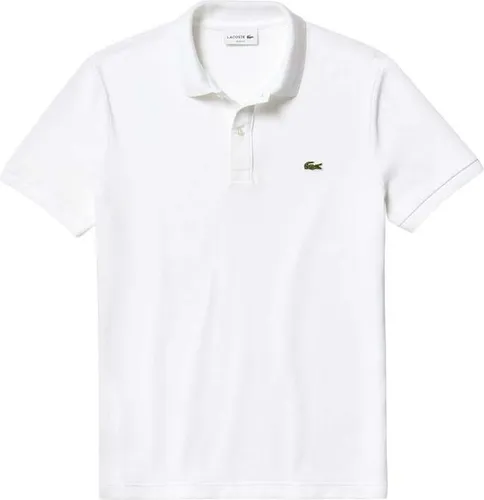 Lacoste Herren Polo-Shirt PH4012 Slim Fit Weiß - Elegantes Herren Polo-Shirt aus hochwertigem Baumwoll-Petit-Piqué mit Slim Fit. Rippbündchen an Kragen und Ärmeln für einen modernen Look. Stilvoller Begleiter für jeden Anlass.