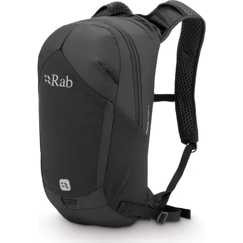 Rab Tygen 12 black (BLK) M - Vielseitiger Tagesrucksack für Wandern, Reisen und Alltag mit atmungsaktivem Air Contour-Rückensystem für überragenden Tragekomfort und praktischem Zugriff auf die Ausrüstung.