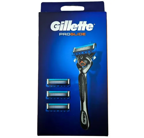 Gillette ProGlide Nassrasierer mit 4 Klingen - Hochwertiger Nassrasierer mit 5 Klingen für präzise, sanfte und gründliche Rasur. Ideal für eine glatte Hautpflege.