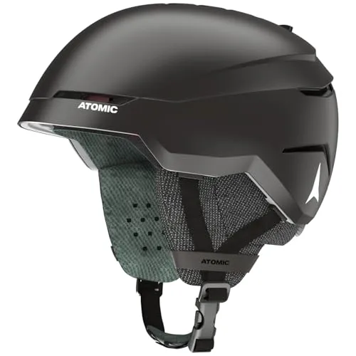 ATOMIC SAVOR Skihelm Schwarz Größe M - Unisex mit 360° Fit System - Skihelme mit überlegener Sicherheit dank Holo Core & ABS-Hartschale, atmungsaktivem Aircon-Belüftungssystem und perfektem Sitz für optimalen Komfort.