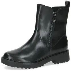 CAPRICE Chelseaboots Damen, Gr. 39, schwarz aus Leder - Elegante Chelseaboots von CAPRICE aus hochwertigem Leder, ideal für stilvolle Auftritte. Mit Blockabsatz und praktischem Zierreißverschluss außen.