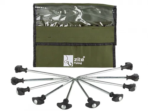 T-Pegs Zeltheringe Bodenanker Angelzelt Massiv & Robust Set 10 STK Zite Fishing