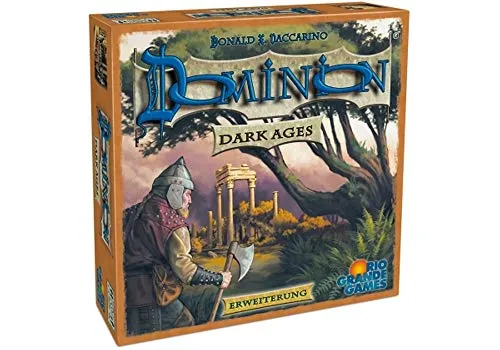 RGG - Dominion - Erweiterung Dark Ages - Gesellschaftsspiel für strategische Denker, entdecke neue Karten und erlebe spannende Abenteuer in der düsteren Zeit der Dunklen Jahrhunderte.