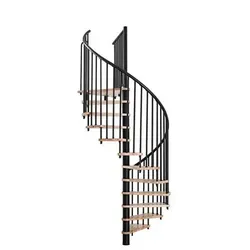 Minka Spindeltreppe Spiral Smart 38 in schwarz von Minka