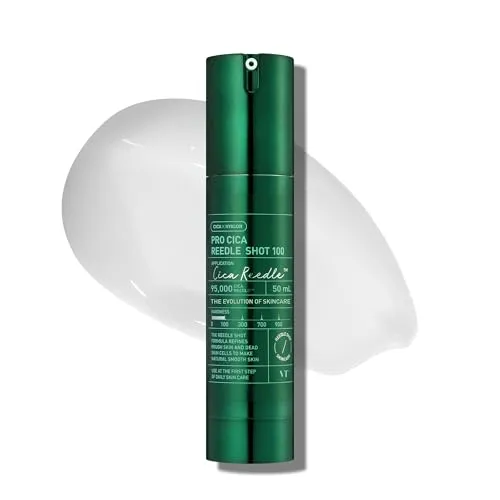 VT COSMETICS Pro Cica Reedle Shot 100 - Beruhigendes Mikronadel-Serum - Gesichtsserum mit Centella Asiatica und Hyaluronsäure, verbessert die Hautstruktur und sorgt für eine strahlende, weiche Haut.