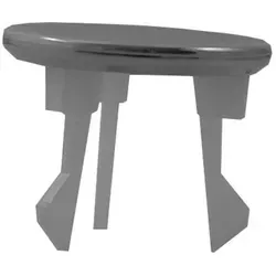 Duravit Überlaufclip 1001070000 chrom - Sanitärinstallation, eleganter Überlaufclip aus Chrom für eine stilvolle Badgestaltung und optimale Funktionalität.