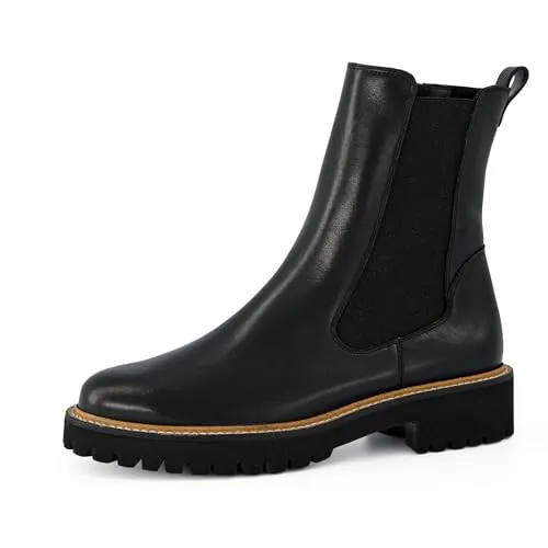 Paul Green 8270-02 Stiefel schwarz 38 EU - Elegante Wanderschuhe in Größe 38, aus hochwertigem Leder mit warmem Futter für optimalen Komfort bei kühlen Temperaturen.