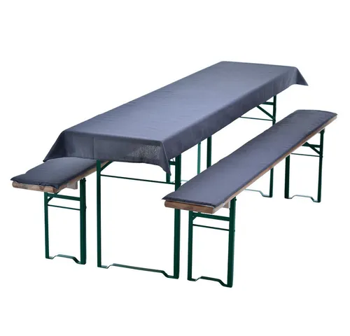 NYVI Bierbankauflagen Set NYVIGala 240x70 cm Grau von NYVI