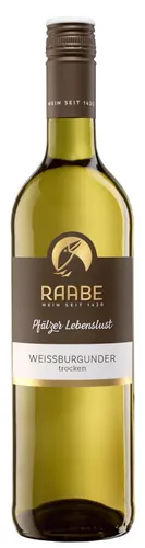 Raabe Weißwein Pfälzer Lebenslust Weißburgunder trocken Deutschland 1 x 0,75 L