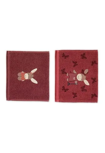 DP Kinderhandtücher Emmily in rot von Sterntaler