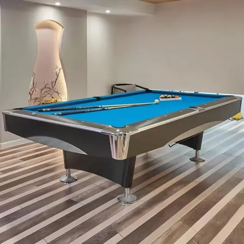 Luxuriöser Professioneller Billardtisch 8FT - Hochwertiger Billardtisch für Spaß und Freizeit, in elegantem Grau. Mit großzügigen Maßen von 260 x 145 x 85 cm bietet er optimale Spielfläche für unvergessliche Spiele.