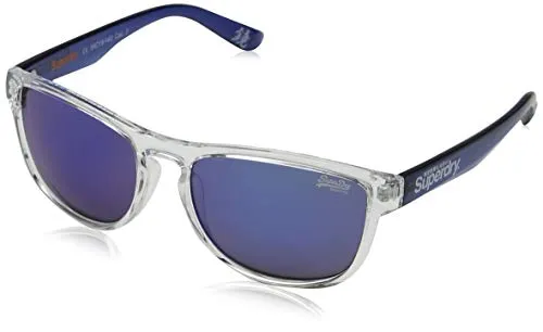 Superdry SDS Rockstar Sonnenbrille, transparent blau von Superdry