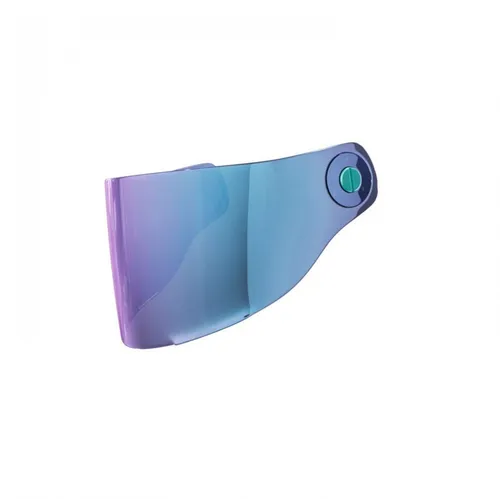 John Doe Visier für JD One Helm - Blau Silber Verspiegelt - Motorrad-Headsets: Hochwertiges Full-Face-Visier mit Anti-Beschlag und UV-Schutz, ideal für Rennstrecken und alle Jahreszeiten.