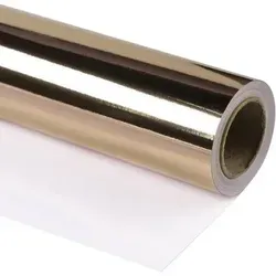 Geschenkpapier Champagner Gold Metallic