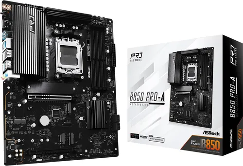 B850 Pro-A Mainboard - Mainboard mit Intel B850 Chipsatz, optimal für leistungsstarke Gaming- und Arbeits-PCs mit umfangreichen Anschlussmöglichkeiten.