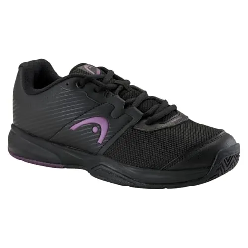 Head Tennisschuhe Revolt Court Allcourt Damen - Moderne Tennisschuhe für Damen mit leichtem Komfort, ideal für Anfänger und Wochenendspieler. Neues Design für einen stylischen Auftritt auf dem Platz. Größen: EU 40-48,5 (US 8-14), Farbe: schwarz/purple.