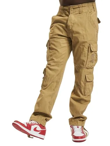Brandit Pure Slim Fit Pants - Beige, Größe 4XL - Wanderhosen aus robustem, hautfreundlichem Baumwollmaterial mit modischem Armylook und regulierbarem Bundumfang für optimalen Tragekomfort.