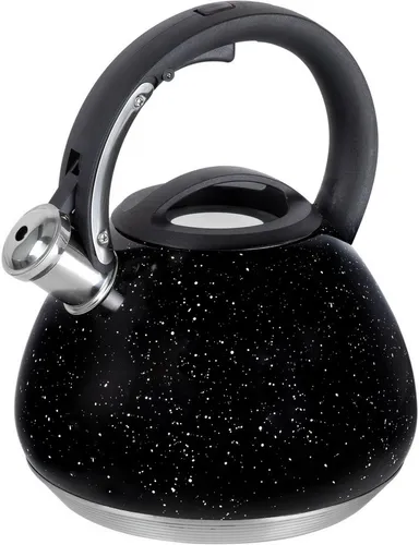 Resto Lyra Pfeifkessel Wasserkocher in schwarz von RESTO Kitchenware