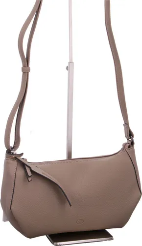 TOM TAILOR Berit Damen Umhängetasche - Elegante Crossbody Bag in Beige - Umhängetaschen mit modernem Design, Reißverschlussfächern und verstellbarem Schulterriemen für individuellen Komfort. Ideal für stylische Looks im Alltag.