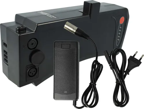 vhbw 2-tlg. Lade-Set kompatibel mit Prophete Modell 2014 52384, 52394, 52454 E-Bike - Ladegerät, Akku