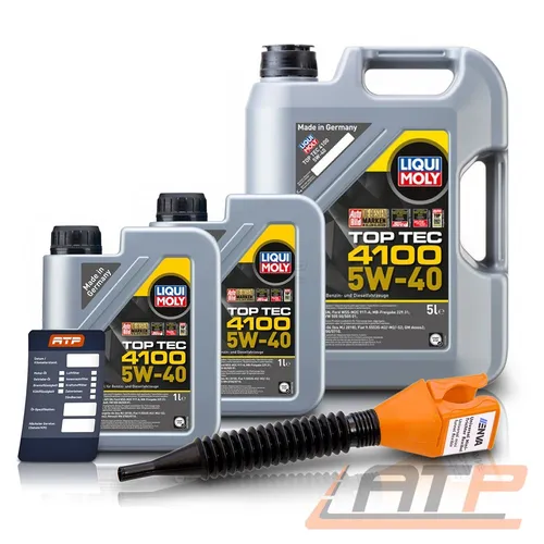 LIQUI MOLY TOP TEC 4100 5W-40 Motoröl, 7 Liter