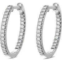 Valeria Creolen 88395603 aus 585er Weißgold von Valeria