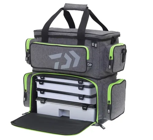 DAIWA Prorex D-Box Tackle Bag L - Ködereimer, geräumige 45x42x25 cm Tasche für optimalen Stauraum und Organisation deiner Angelutensilien.