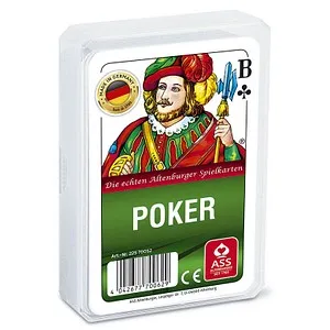 ASS ALTENBURGER POKER Kartenspiel 22570062 - Kartenspiel für spannende Pokerabende, ideal für Freunde und Familie, mit hochwertigen Spielkarten für ein optimales Spielerlebnis.