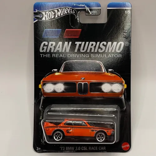 HOT WHEELS GRAN TURISMO '73 BMW 3.0 CSL RACE CAR 1/5 HRV63