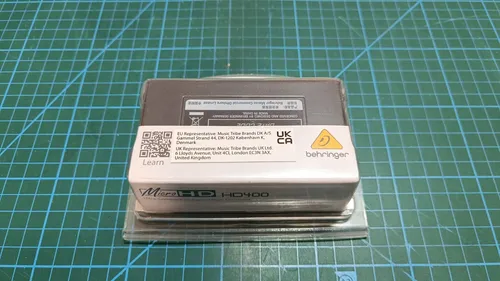 Behringer HD400 Ultra-Compact 2-Channel Hum Eliminator, Ground Loop Noise Suppressor for Hi-Fi, DJ, Home Studio and Audio Systems, Passive Design with RCA TRS Compatibility