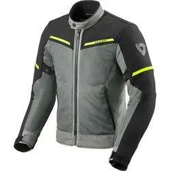 Revit Airwave 3 Motorrad Textiljacke, schwarz-grau-gelb, Größe S - Motorradjacke aus hochdichtem Polyester 600D mit SEESMARTTM Level 1 Protektoren für optimalen Schutz und Komfort auf Touren.