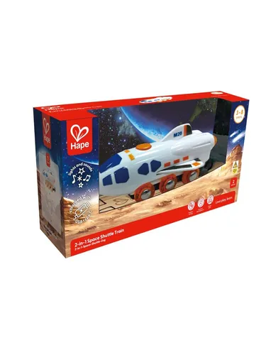Hape Zug Spaceshuttle 2in1 von Hape