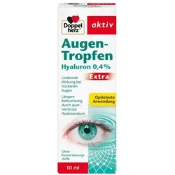 Doppelherz Augentropfen Hyaluron 0,4% Extra