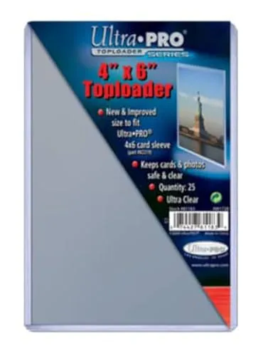 Ultra Pro 10,2 x 15,2 cm Toploader 25 ct