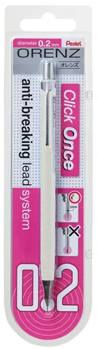 Pentel Druckbleistift ORENZ 0,2 mm weiß in weiß von Pentel
