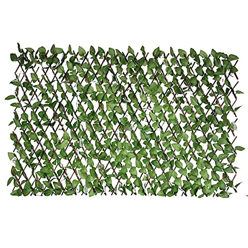 UNUS® Rankgitter 100x200cm - Künstliche Hecke für Sichtschutz - Sicht-, Wind- & Lärmschutzwände: Hochwertiges Sichtschutzelement aus Weide und Polyester, ideal für mehr Privatsphäre und Gartenästhetik.