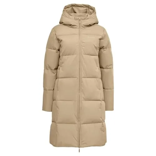 mazine Elmira Puffer Coat - Damen Puffermantel, Größe:L, Farbe:taupe