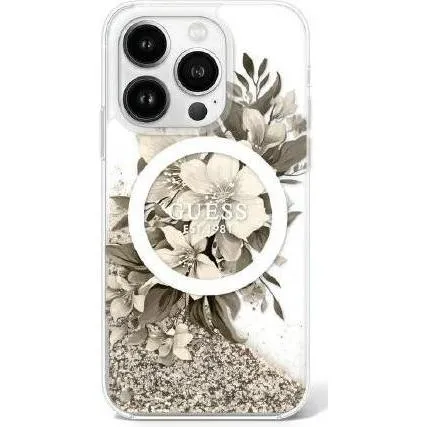 CG MOBILE Guess GUHMP16LLFMWTE Hülle für iPhone 16 Pro 6.3