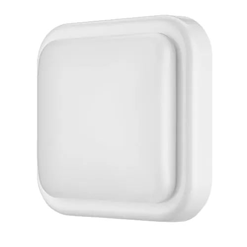 REV Rechteckleuchte, LED Wand- Deckenlampe, 14W, IP44, 20x20cm, bis 25.000h, weiß