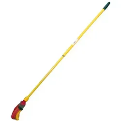 Krallenfeger 2-teilig Holz Gartenbesen mit Teleskopstiel - Besen, Bodenwischer & Schrubber: Flexibel einstellbarer Teleskopstiel für müheloses Kehren in Ecken und auf großen Flächen.