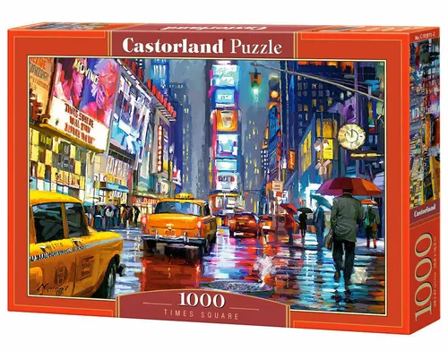 Castorland C-103911-2 Times Square - 1000 Teile Puzzle, exzellente Druckqualität und außergewöhnliche Farbtiefe für kreative Stunden