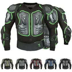 BULLDT Protektorenjacke BLD507, Protektorenjacke Motorrad Motocross Skatebording protektoren grün 56/2XL