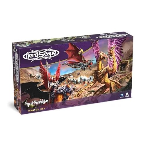 Renegade Heroscape Brettspiel Age of Annihilation Master Set *Englische Version* - Gesellschaftsspiel mit strategischen Kämpfen, ideal für Brettspielabende mit Freunden und Familie.
