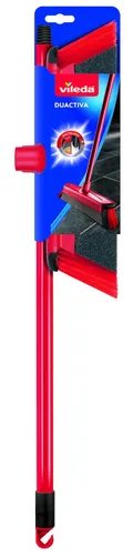 Vileda DuActiva Besen mit Teleskopstiel in rot von Vileda