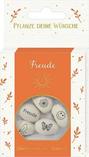 Geprägte Saatbohnen Freude