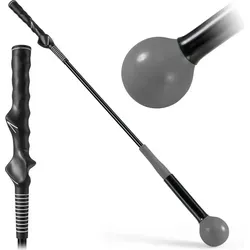 COSTWAY Golf Swing Trainer 80 cm – Effektive Golf Trainingshilfe - Verbessern Sie Ihren Golfschwung mit dem COSTWAY Golf Swing Trainer! Ideal für Innen- und Außenbereich, bietet er Echtzeit-Feedback und fördert Flexibilität und Kraft. Perfekt für Golfer aller Levels.