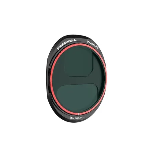 Freewell Split ND16PL/ND8PL Filter für DJI Mavic 4 Pro – 3- und 4-Stop-Belichtungssteuerung & Polarisator für verbesserte Farbe, Blendreduzierung und ausgewogene Luftaufnahmen